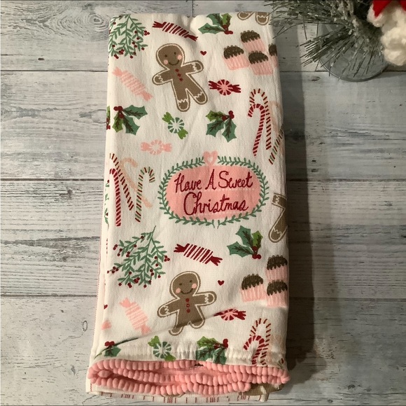 SHABBY CHIC 3pk Christmas Sweets Kitchen Towels - Picture 4 of 4